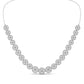 Gorgeous Concentric Studded Diamond Necklace