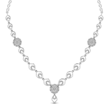 Self Love Round Cut Diamond Necklace