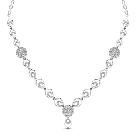 Self Love Round Cut Diamond Necklace