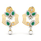 Fancy Pear Cut Emerald Diamond Stunning Earring