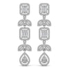 1.58 Carat Round Cut Diamonds Dangler