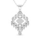 Pear, Marquise & Round Cut Diamonds Pendant For Her