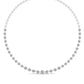 Lab Grown Round Cut Diamonds Necklace For Her