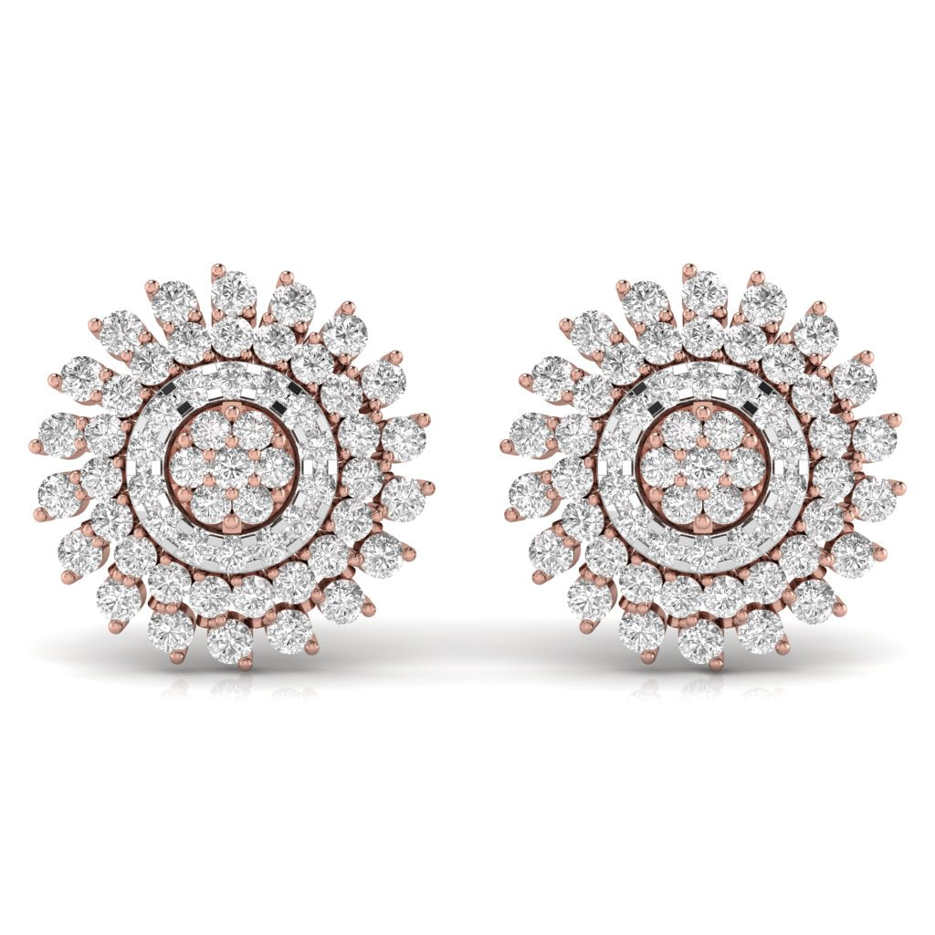 Round Diamonds Studs For Her