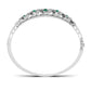 Green Pear Shape Diamond Bracelet For Her