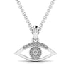 Solid Gold Evil Eye Gold Pendant