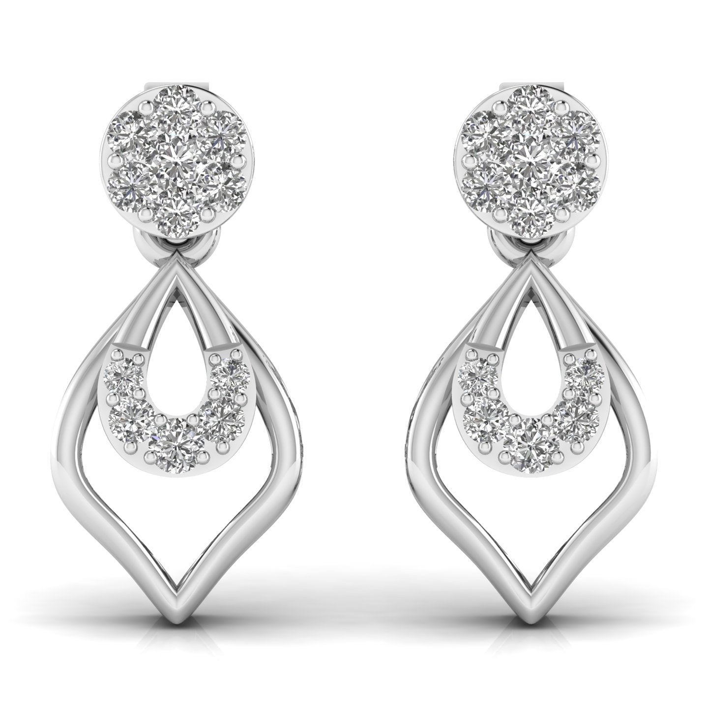 Blinging Lab Grown Diamond Earrings