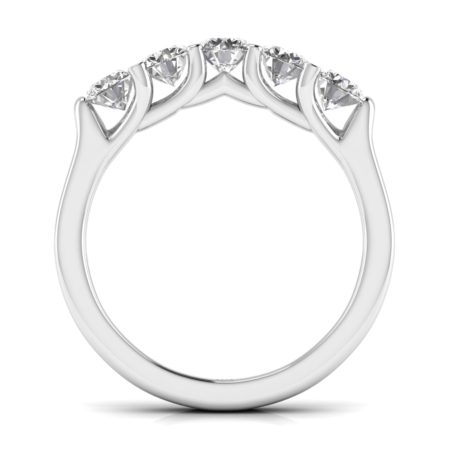 Stunning 1.1 Carat Trellis Style Band