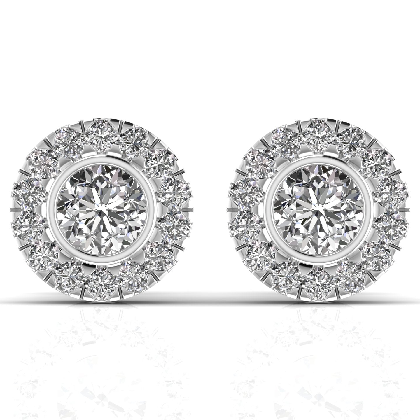 Round Cut Diamonds Studs Earring