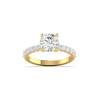 Buy Adore Diamond Engagement Ring from Ivana Jewels Best lab grown diamond jewellery brand