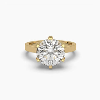 Buy Brilliant Solitaire Diamond Engagement Ring from Ivana Jewels Best lab grown diamond jewellery brand