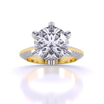Buy Radiant Accents Diamond Engagement Ring from Ivana Jewels Best lab grown diamond jewellery brand