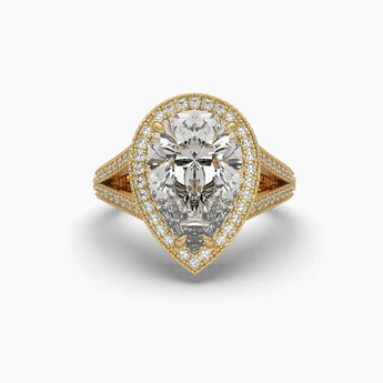 Buy Teardrop Diamond Engagement Ring from Ivana Jewels Best lab grown diamond jewellery brand