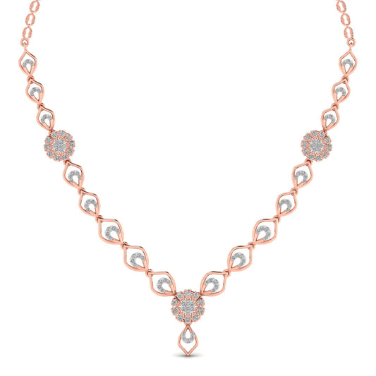 Self Love Round Cut Diamond Necklace