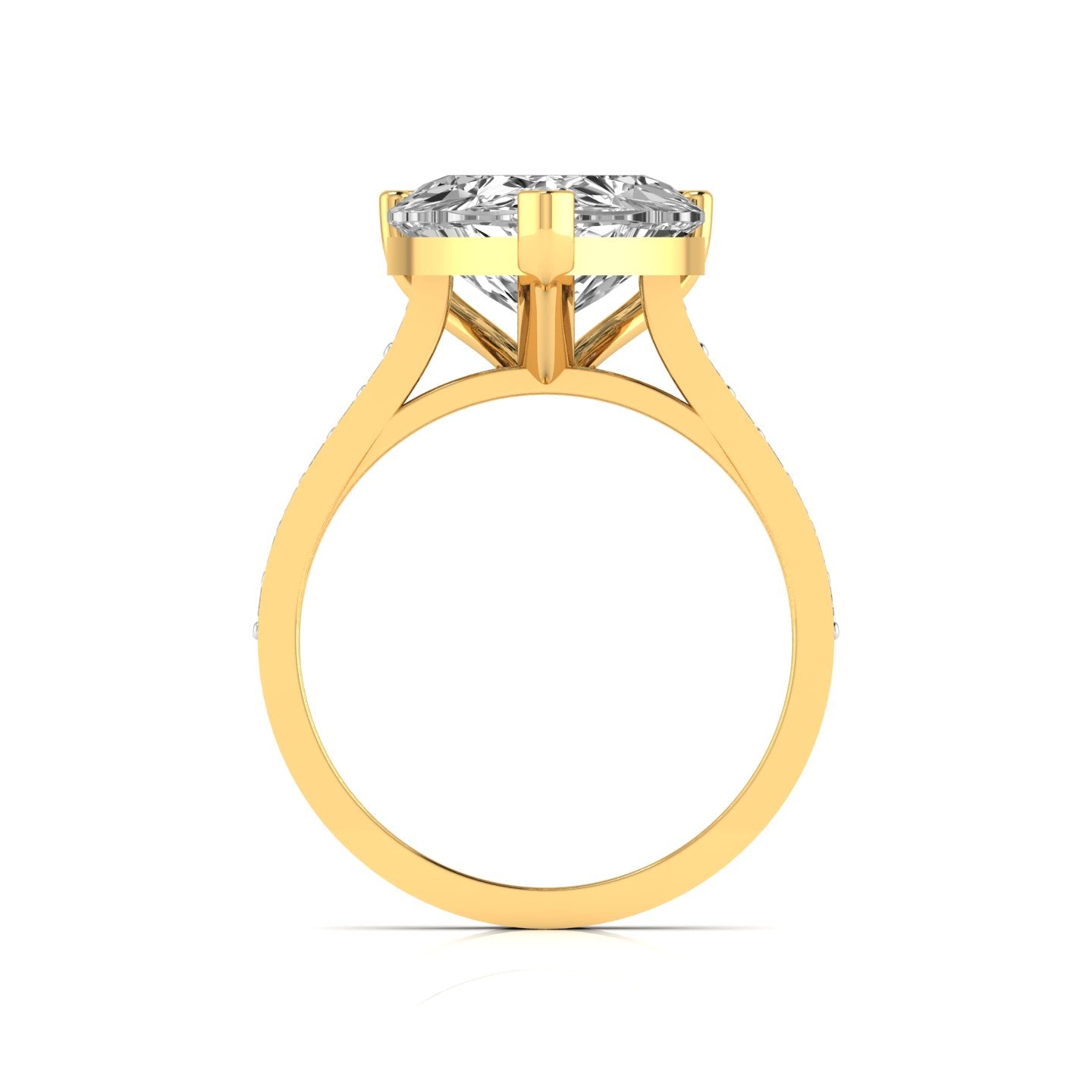 5.05 Carat Centre Solitaire Heart Diamond Ring