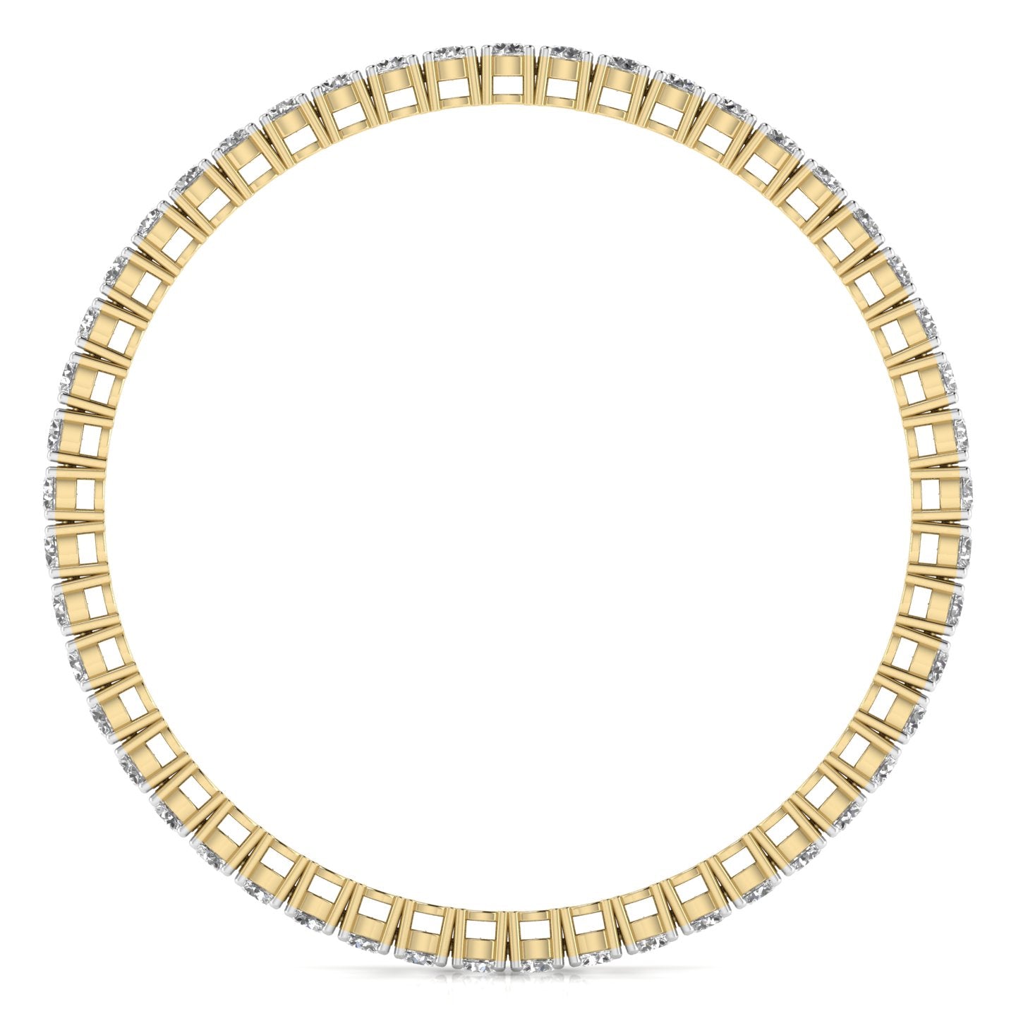 Sublime Round Cut Diamonds Bangle