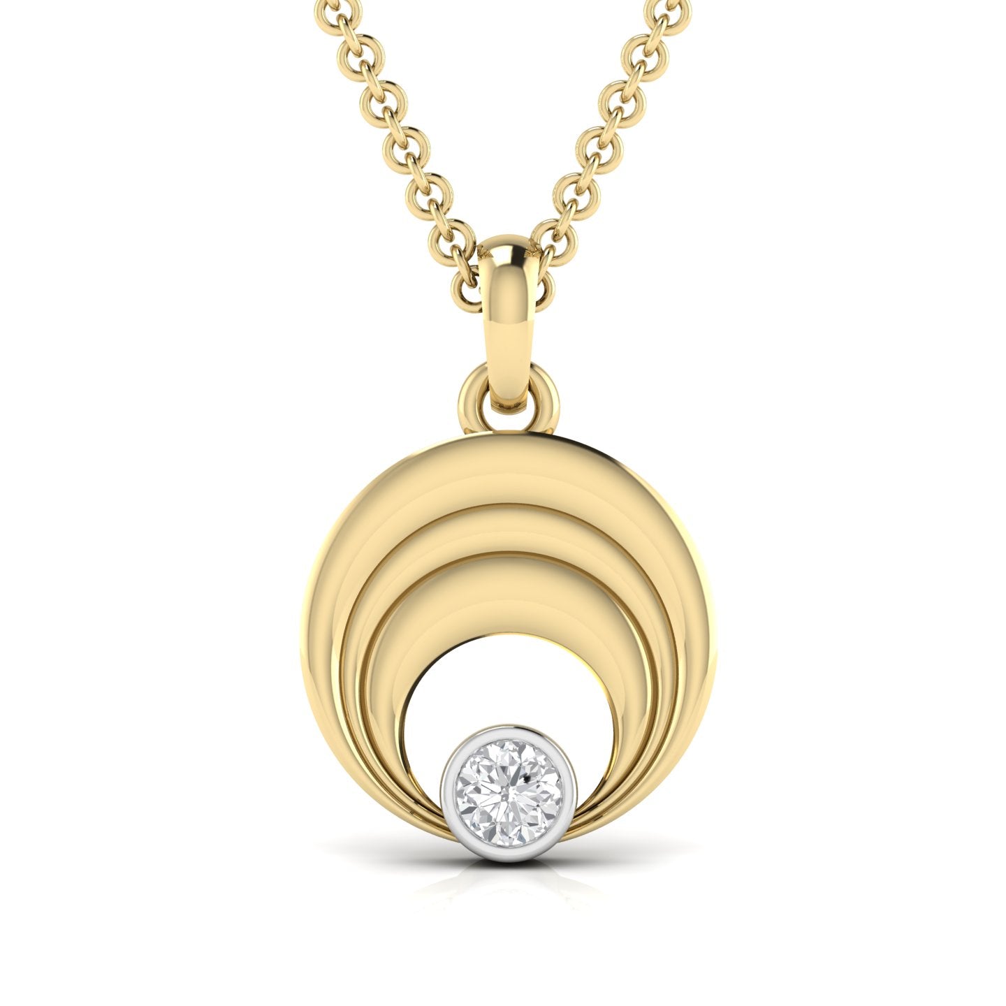 Moon Of My Life Lab Grown Diamond Pendant