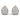 Round Cut Diamonds Leaf Shape Earrings