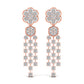 Round Cut Diamonds Dangler Earring