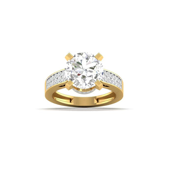 Buy 1.25 Carat Solitaire Diamond Cocktail Ring at Ivana Jewels Best lab grown diamond jewellery brand