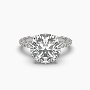 Buy Round Royal Diamond Engagement Ring from Ivana Jewels Best lab grown diamond jewellery brand