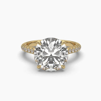 Buy Round Royal Diamond Engagement Ring from Ivana Jewels Best lab grown diamond jewellery brand
