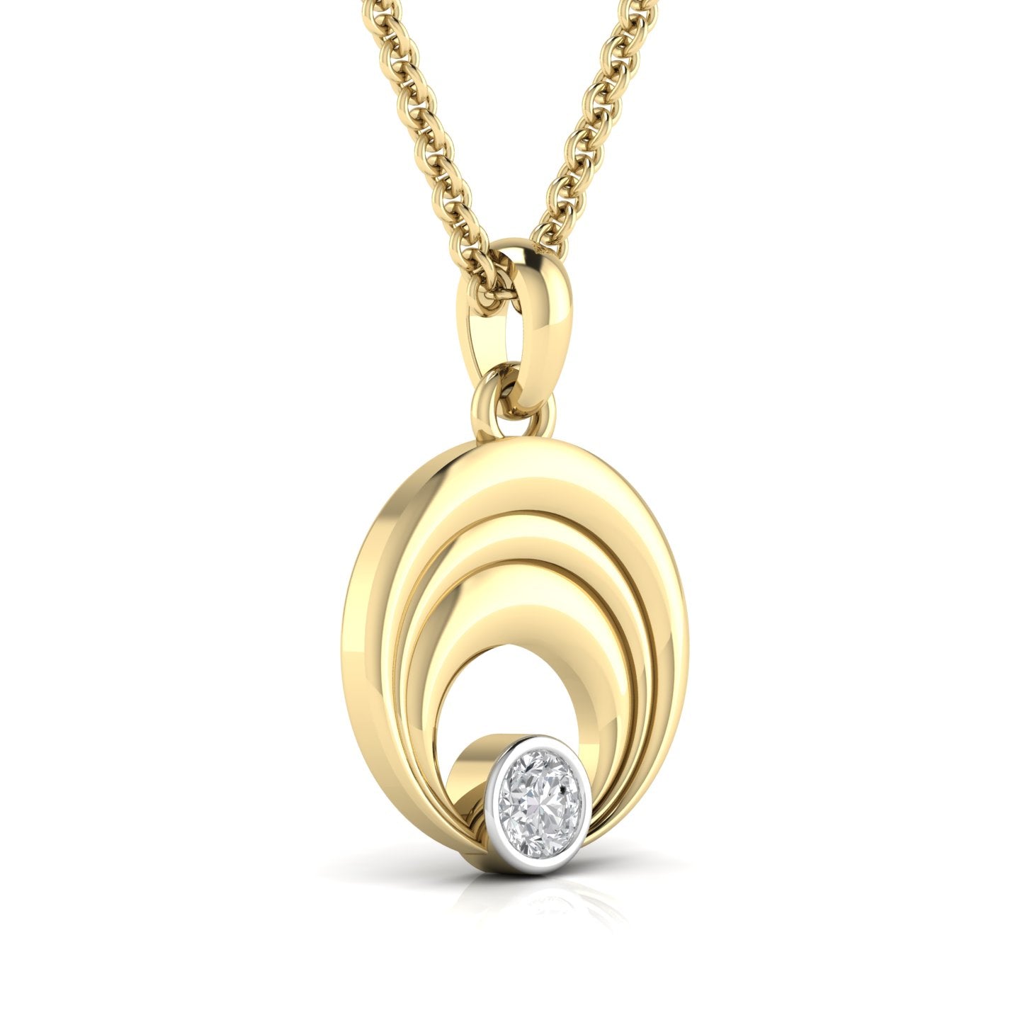 Moon Of My Life Lab Grown Diamond Pendant