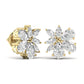 Solitaire Pear Shape & Marquise Shape Diamonds Fancy Earring