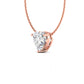 2.02 Carat Solitaire Heart Shape Diamond Pendant