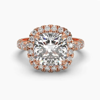 Buy Majestic Halo Diamond Engagement Ring from Ivana Jewels Best lab grown diamond jewellery brand