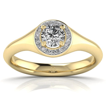 Buy Circular Casual Diamond Ring at Ivana Jewels Best lab grown diamond jewellery brand