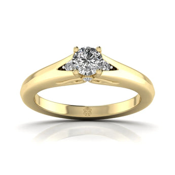 Buy Dazzle Diamond Engagement Ring from Ivana Jewels Best lab grown diamond jewellery brand