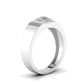 90 Pointers Round Diamond Single Solitaire Men's Ring