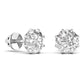 3 Carat Each Solitaire Round Diamond 8 Prongs Setting Studs Earring