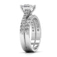 Princess Solitaire Band Ring