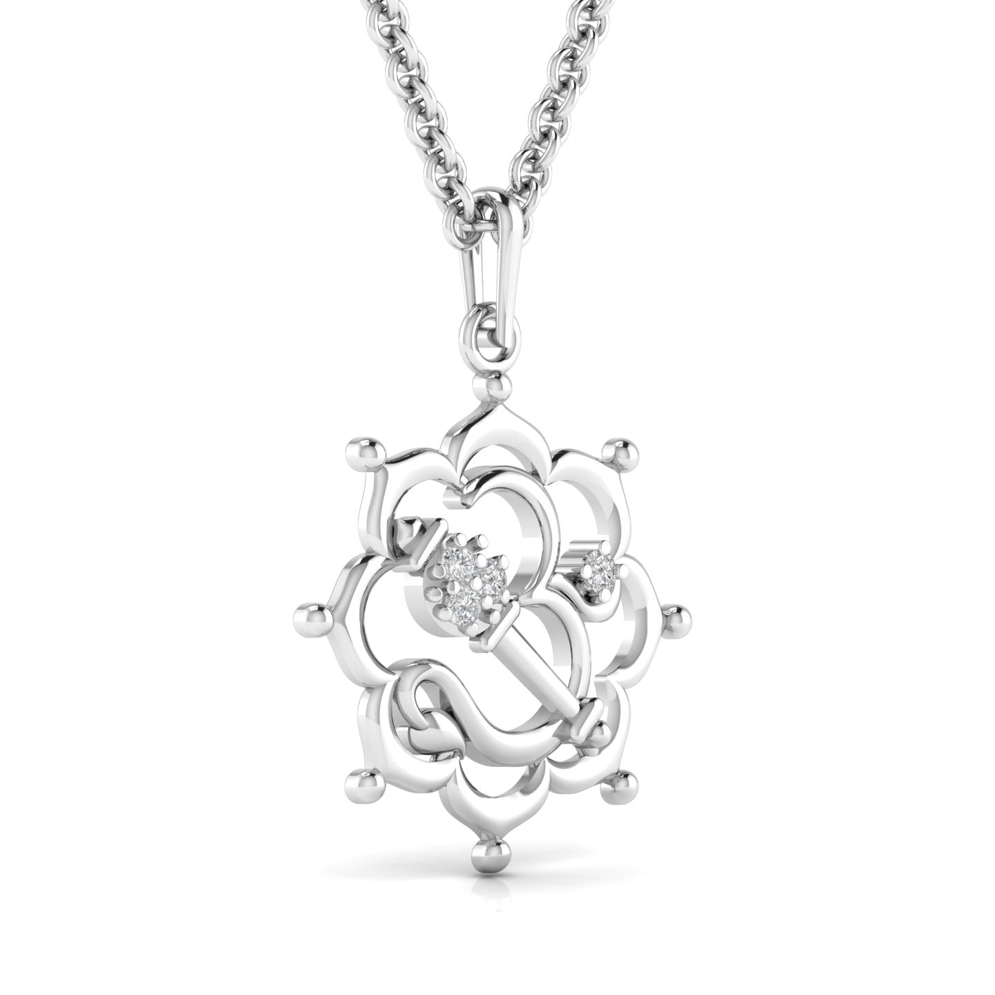 The Divine Hanuman Diamond Pendant