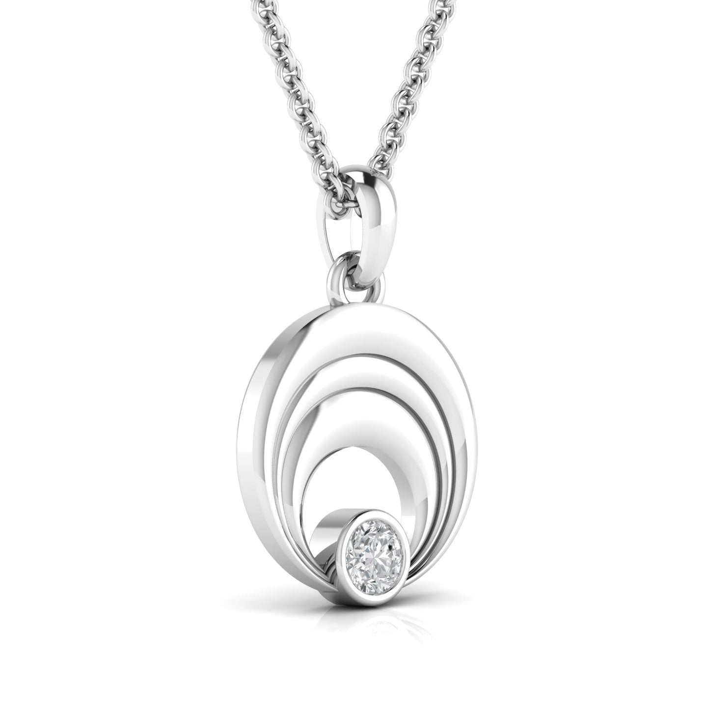 Moon Of My Life Lab Grown Diamond Pendant