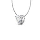 2.02 Carat Solitaire Heart Shape Diamond Pendant