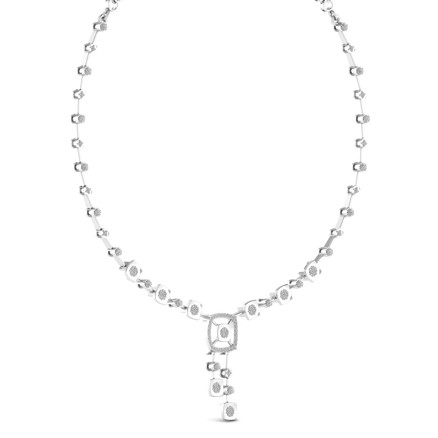 Two Tiered Diamond Necklace