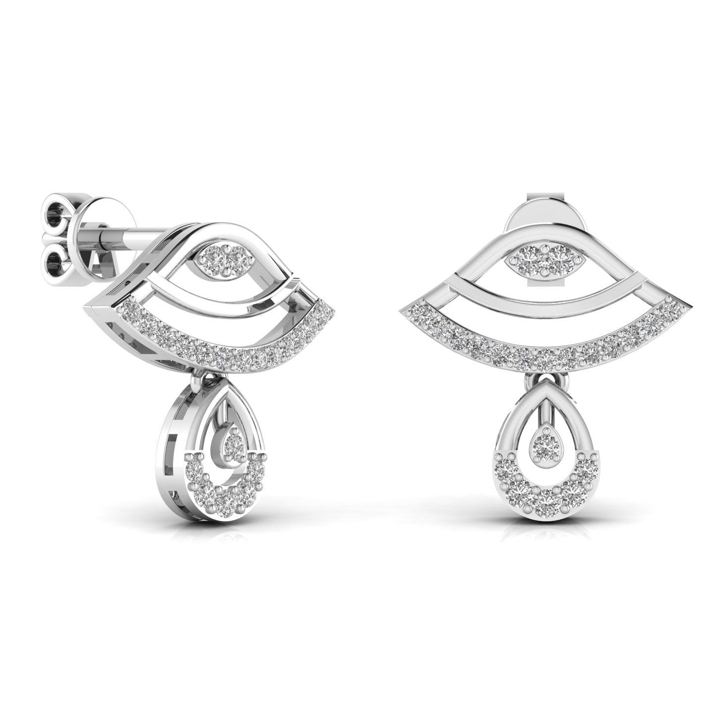 Eye Style Round Cut Women's Earring