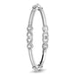 Pear Shape & Round Cut Diamonds Bracelet