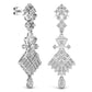 Royal Style Round Cut Diamond Dangler Earring