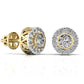 Round Cut Diamonds Studs Earring