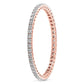 Sublime Round Cut Diamonds Bangle