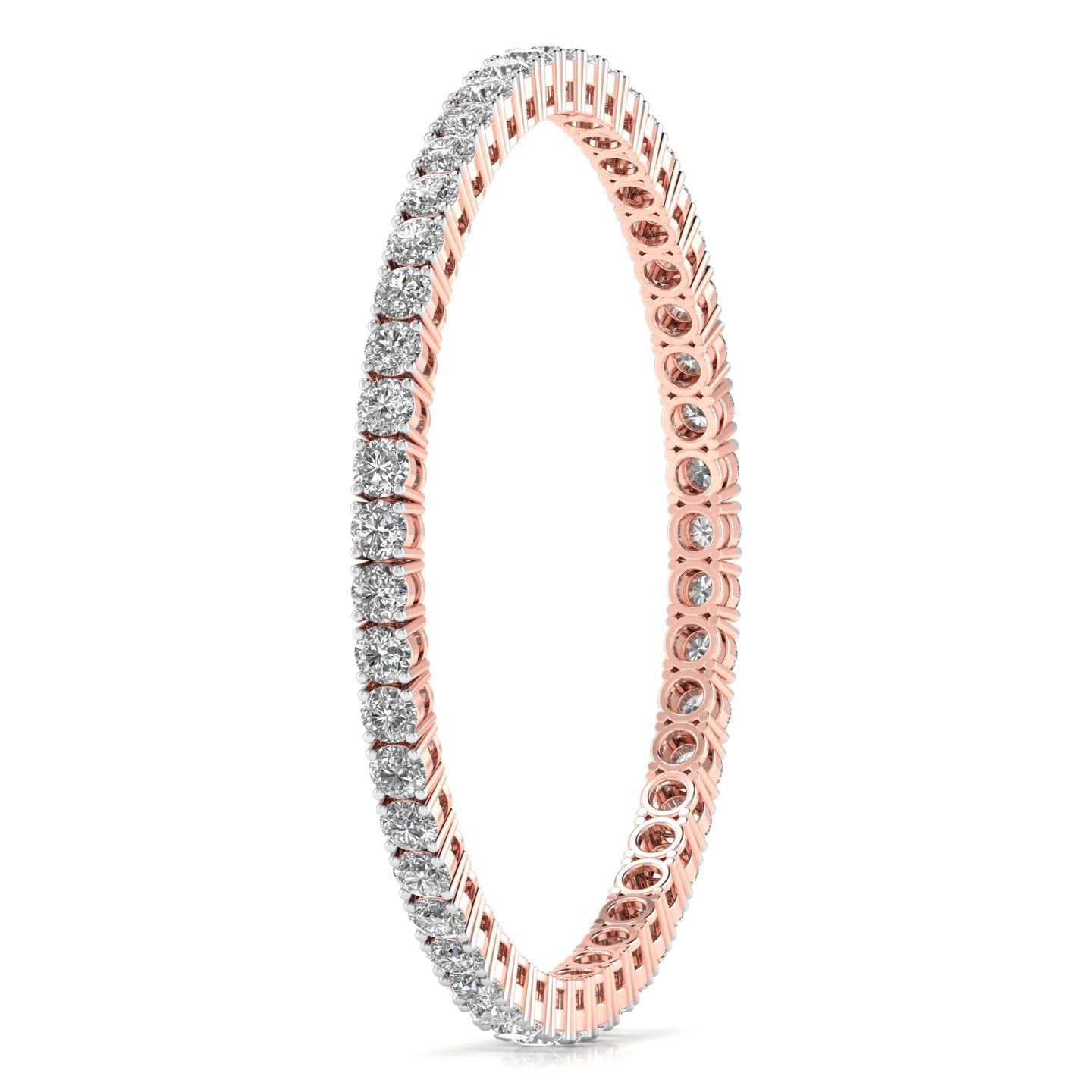 Sublime Round Cut Diamonds Bangle