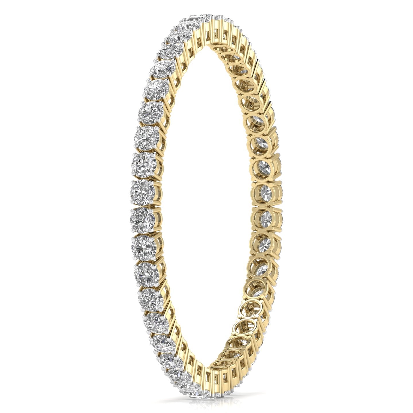 Sublime Solitaire Diamonds Bangle