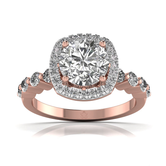 1.75 Carat Radiant Centre Solitaire Ring