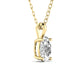 3 Carat Oval Solitaire Diamond Pendant