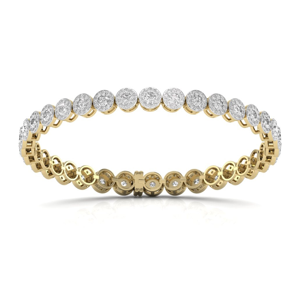 Lab Grown Diamonds Charm Bracelet