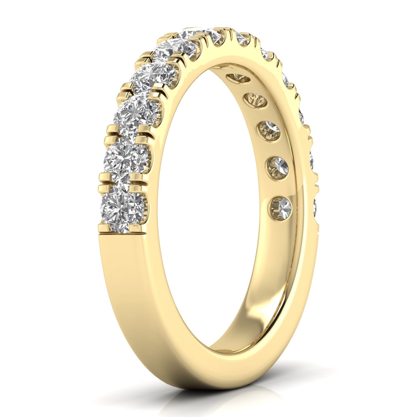 Channel Set Diamond Band Ring